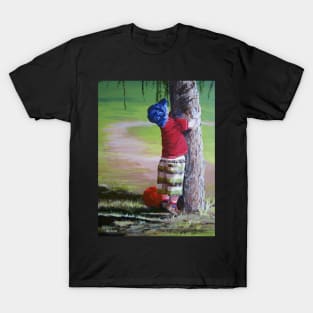 Child hugging a tree T-Shirt